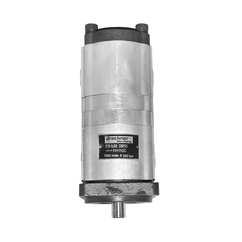 Pompa hidraulica dubla PRD 22-3184D cu caneluri UTB U-650 productie incepand cu anul 2000 Breckner Germany